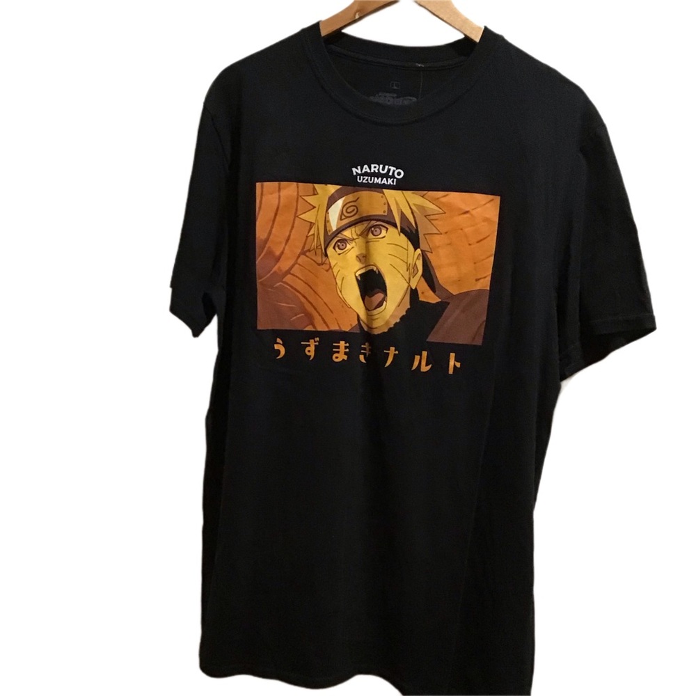 Naruto Shippuden graphic anime t-shirt black